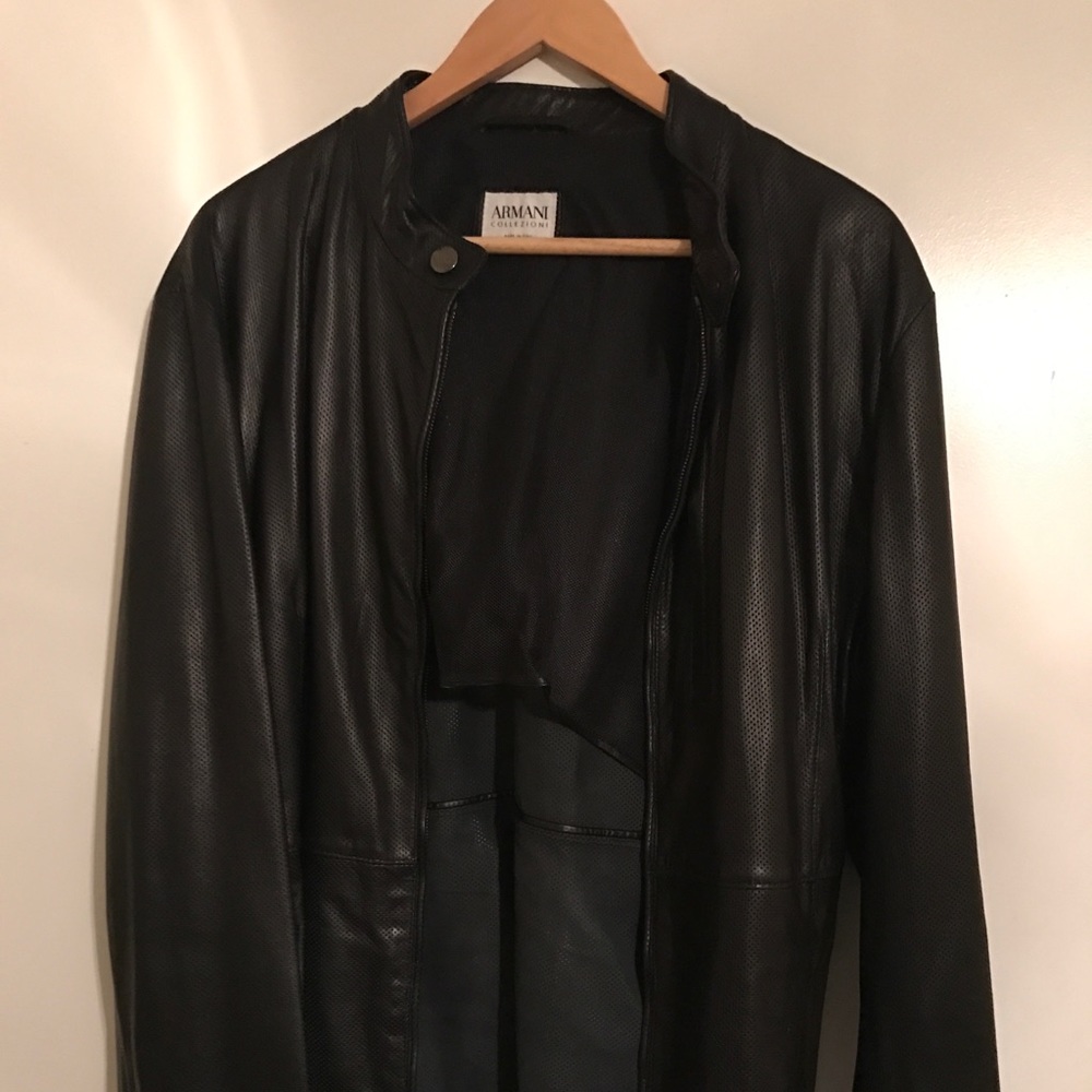 Leather Armani Jacket